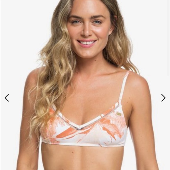 Roxy Tropical Sand Bralette Bikini Top - Picture 1 of 6